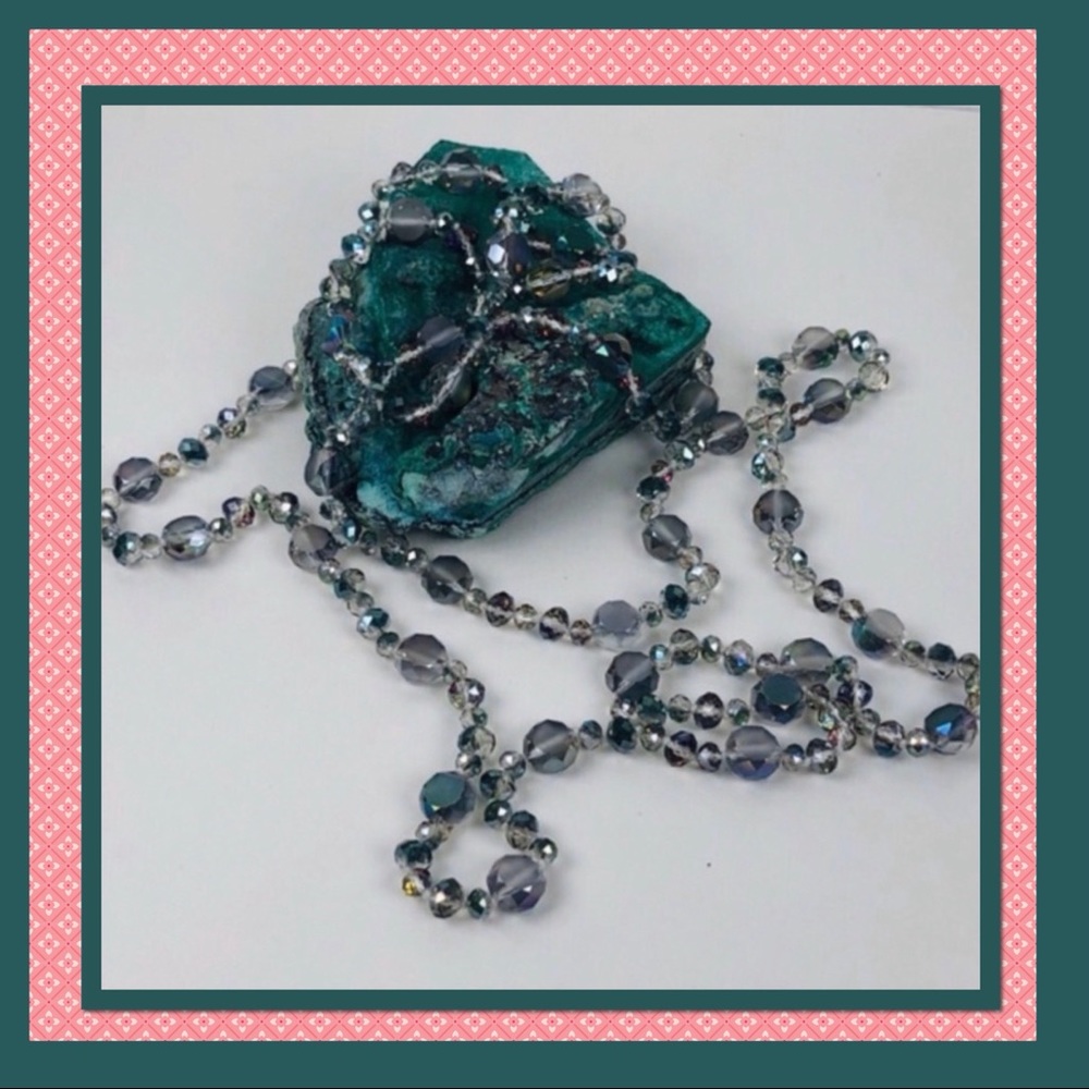 AURORA BOREALIS BEADED NECKLACE